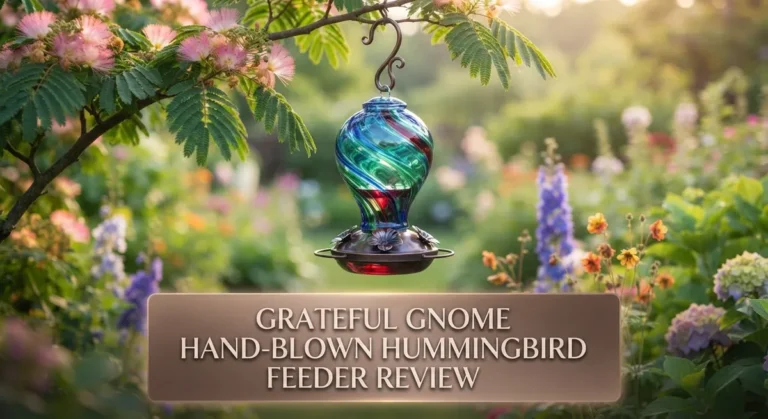 Grateful Gnome Hand-Blown Hummingbird Feeder Review 2026