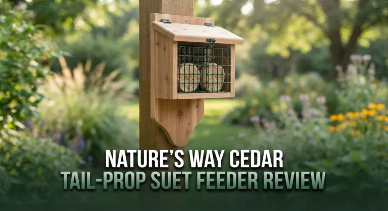 Nature’s Way Cedar Tail-Prop Suet Feeder Review: Worth It?