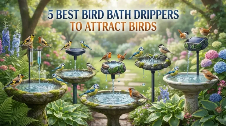 5 Best Bird Bath Drippers to Attract Birds to Your Yard