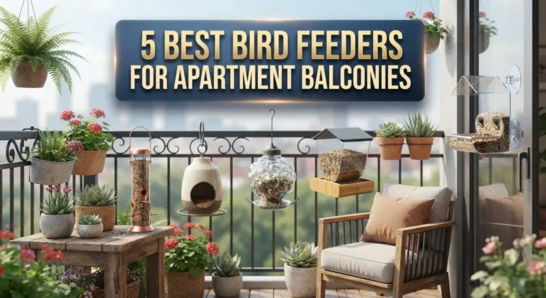 5 Best Bird Feeders for Apartment Balconies: Window Options