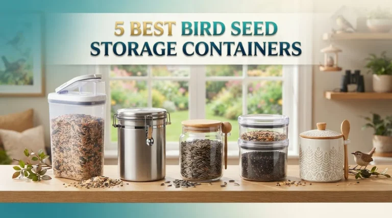 5 Best Bird Seed Storage Containers for Freshness and Pest Protection