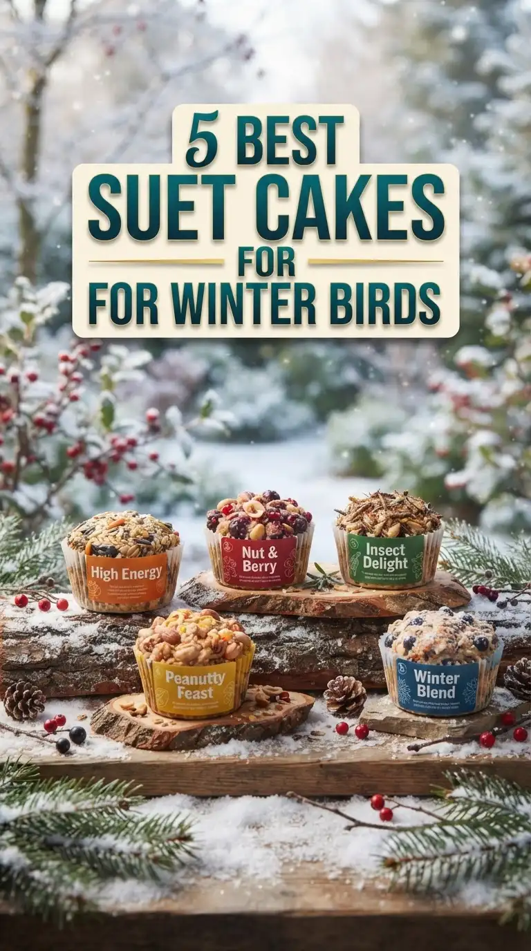 5 Best Suet Cakes for Winter Birds: Top Picks for Attracting Backyard Visitors