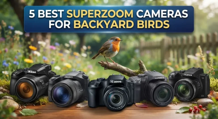 5 Best Superzoom Cameras for Backyard Birds