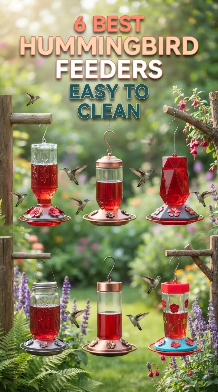 6 Best Hummingbird Feeders that are Easy to Clean
