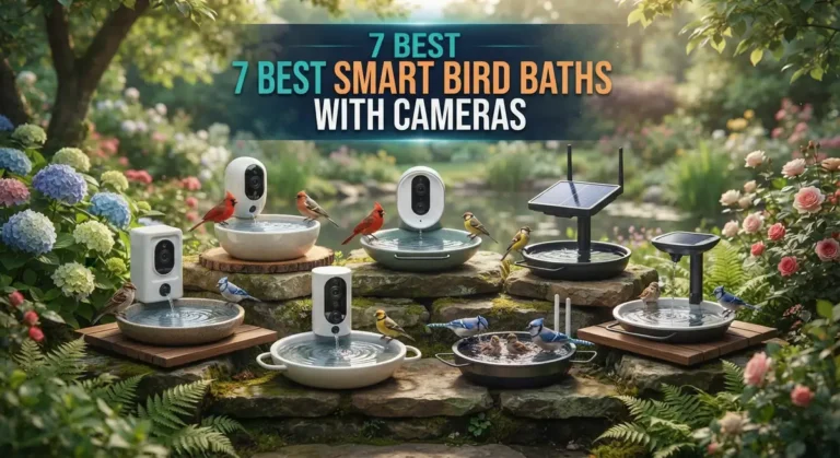 7 Best Smart Bird Baths With Cameras for Backyard Bird Watching