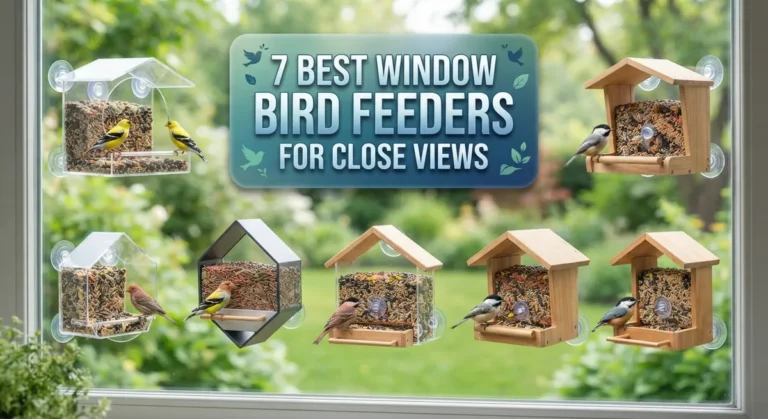 7 Best Window Bird Feeders for Close Views