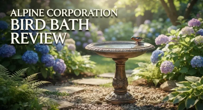 Alpine Corporation Bird Bath Review: Design, Durability, and Bird-Attracting Features