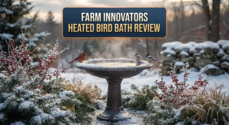 Farm Innovators Heated Bird Bath Review: Winter Bird Feeding Guide