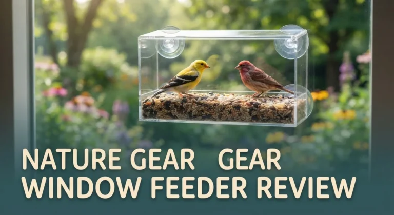 Nature Gear Window Feeder Review: Best Clear Acrylic Bird Feeder for Close Viewing