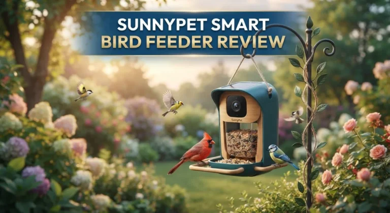 Sunnypet Smart Bird Feeder Review: AI Identification and Live Monitoring