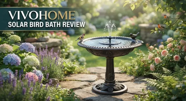 Vivohome Solar Bird Bath Review: Features, Design & Performance