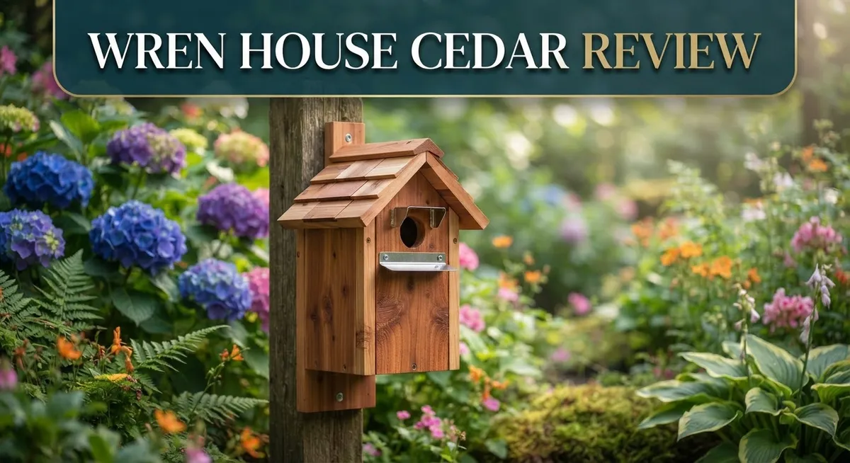 Wren House Cedar Review: Durable Nesting Box for Backyard Birds
